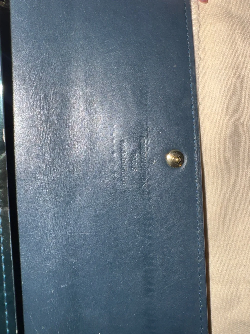 Louis Vuitton Black Patent Monogram Long Wallet